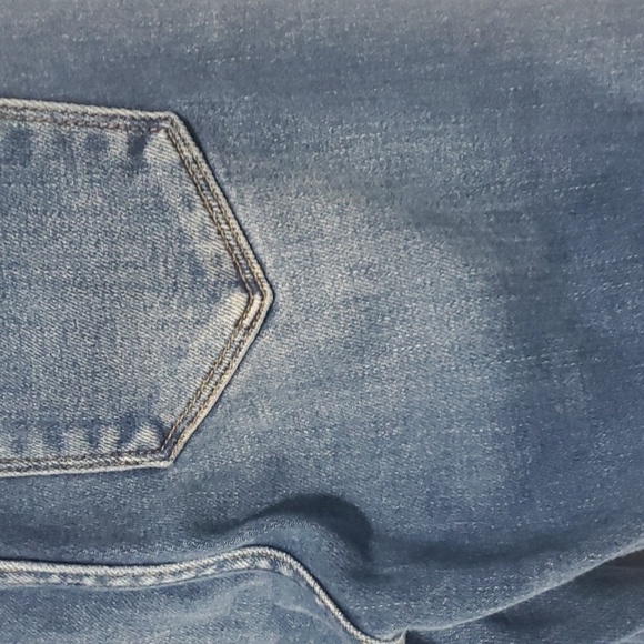 Kancan Jeans womens size 26 US 2 blue destroyed ripped distressed high rise - Picture 8 of 16